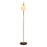Antique brass finish | alabaster | black marble base