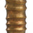 Vintage brass finish