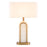 Antique brass finish | alabaster