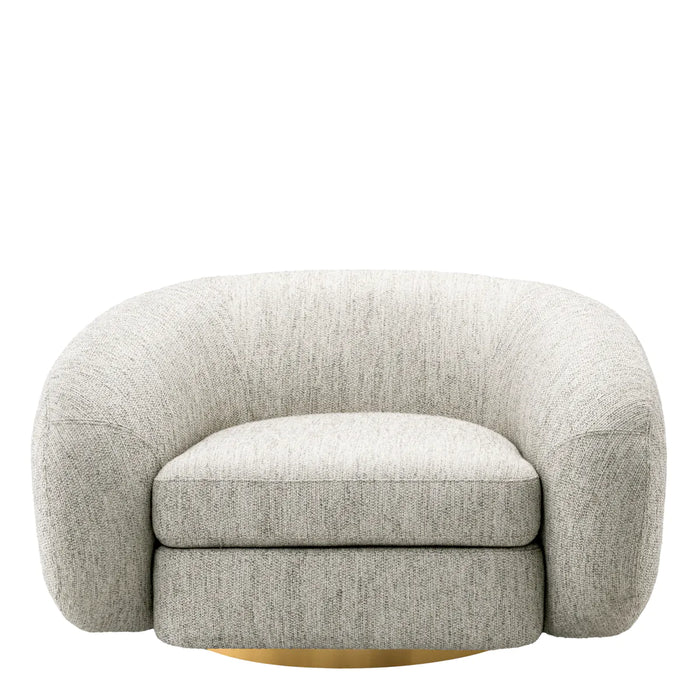 Sillón Eichholtz Cosenza en tela Splendor gris claro