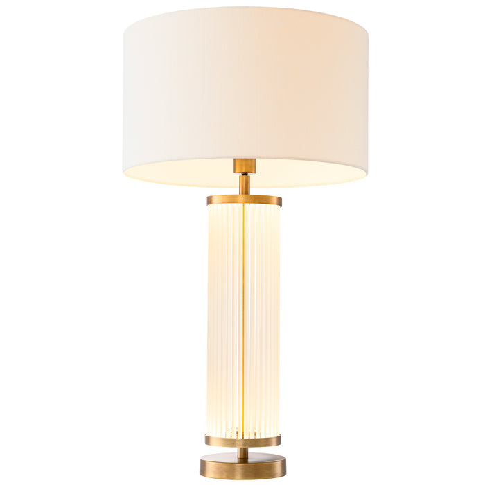Antique brass finish | frosted glass