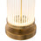 Antique brass finish | frosted glass