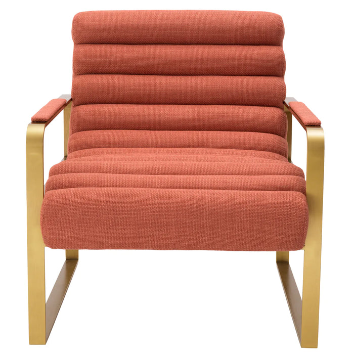 Sillón Eichholtz Olsen en tela naranja Scalea