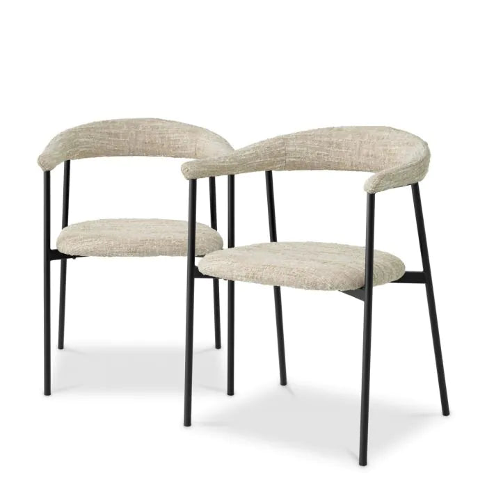 Silla de comedor Eichholtz Julio, set de 2