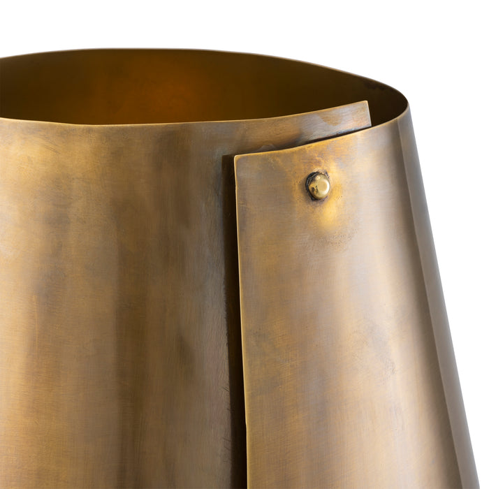 Vintage brass finish