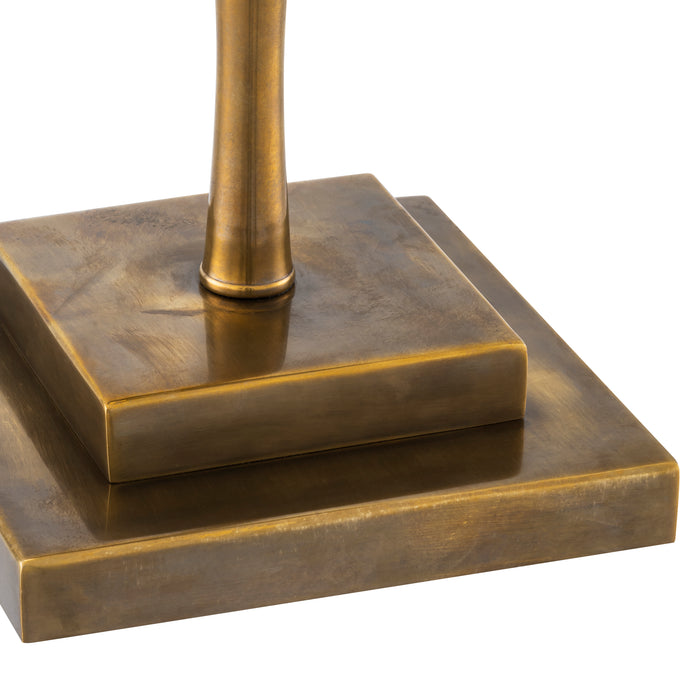 Vintage brass finish