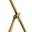 Natural rattan | vintage brass finish | black granite base