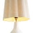 White drip-effect | vintage brass finish