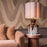 Brown drip-effect | vintage brass finish