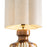 Brown drip-effect | vintage brass finish