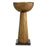 Vintage brass finish | black granite base