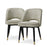 Eichholtz Sillas Cliff set de 2, negro