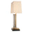 Vintage brass finish | handblown glass | black granite base