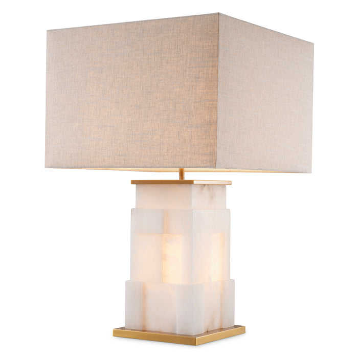 Alabaster | antique brass finish