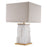 Alabaster | antique brass finish