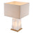 Alabaster | antique brass finish