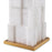Alabaster | antique brass finish