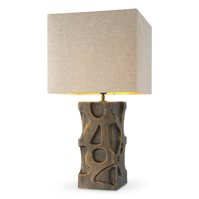 Vintage brass finish
