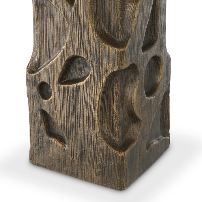 Vintage brass finish