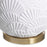 Off-white ceramic | antique brass finish