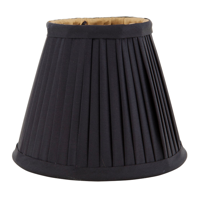 Pantalla mini Vasari, negra, forro dorado