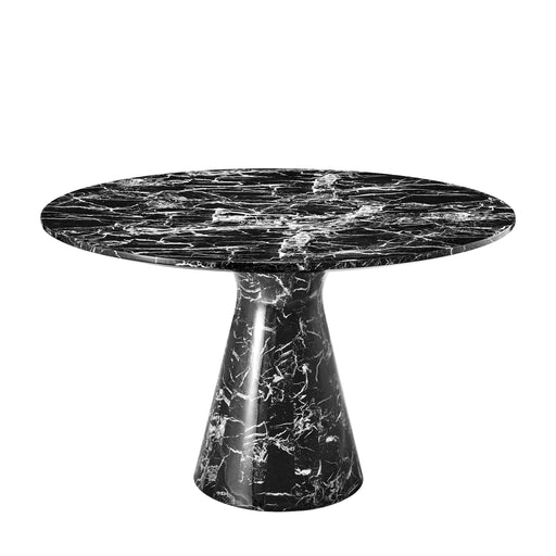 Mesa de comedor Eichholtz Turner, mármol artificial negro