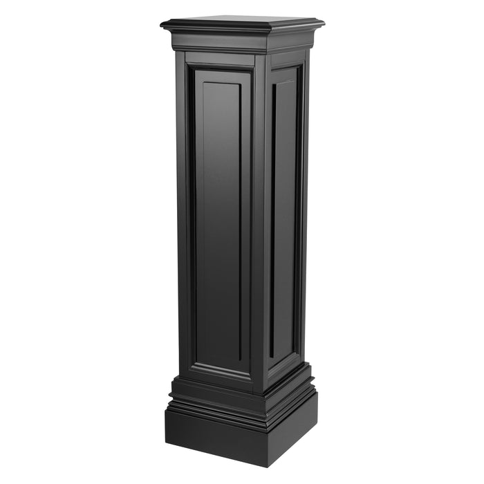 Columna Eichholtz Salvatore, acabado negro encerado, 120 cm