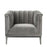 Sillón Eichholtz Raffles, terciopelo gris roche propoise