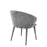 Silla de mesa Eichholtz Cardinale, gris claro