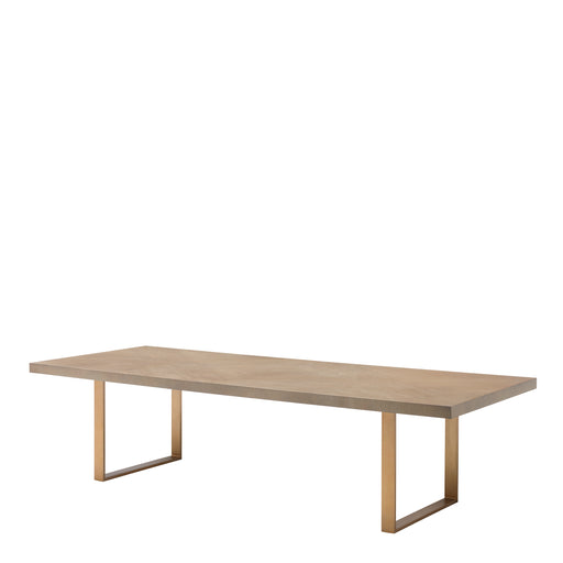 Mesa de comedor Eichholtz Remington, 300 x 115 cm, chapa de roble lavado