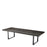 Mesa de comedor Eichholtz Melchior, chapa de roble carbón, 300 cm