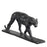 Figura de leopardo, pátina, bronce.