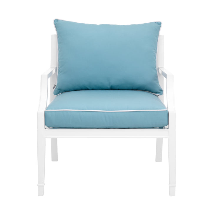 Eichholtz Bella Vista sillón exterior blanco