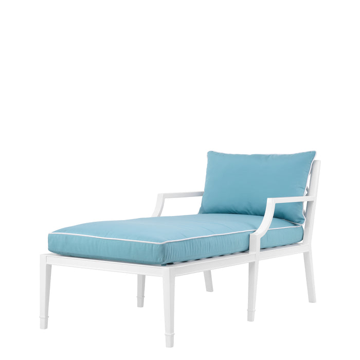 Chaise longue Eichholtz Bella Vista exterior blanco