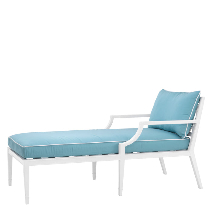 Chaise longue Eichholtz Bella Vista exterior blanco