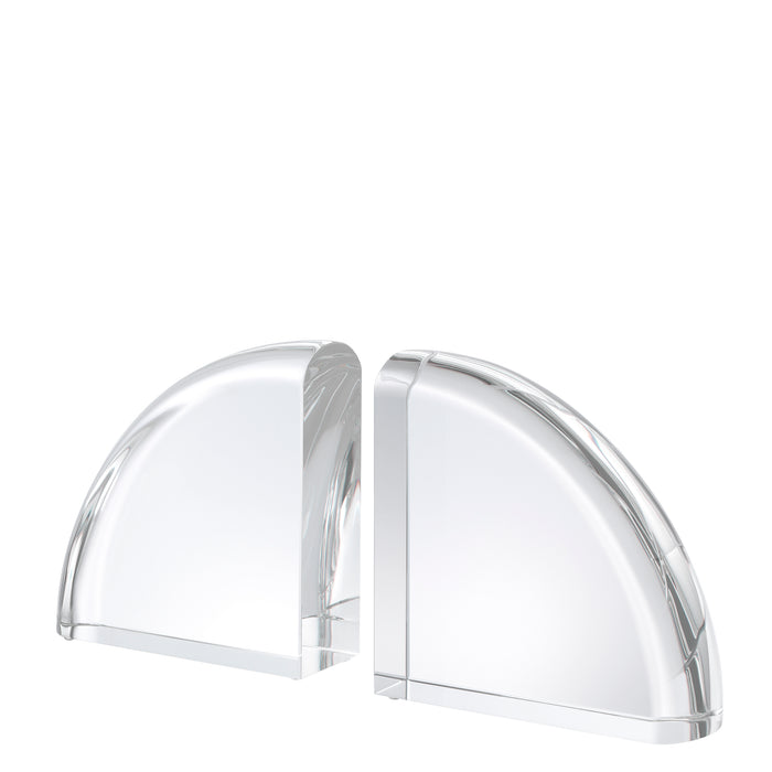 Eichholtz Sujetalibros decorativo, set de 2, cristal