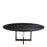Mesa de comedor Eichholtz Melchior, ovalada, chapa de roble carbón
