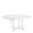 Eichholtz Mesa de comedor Bell Rive, ø 160 cm, exterior blanco