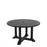 Eichholtz Mesa de comedor Bell Rive, ø 130 cm, exterior negro mate