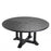 Eichholtz Mesa de comedor Bell Rive, ø 160 cm, exterior negro mate