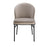 Silla de mesa Eichholtz Willis, terciopelo gris savona, set de 2
