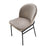 Silla de mesa Eichholtz Willis, terciopelo gris savona, set de 2
