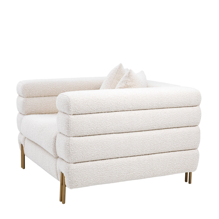 Sillón York Eichholtz en Crema Bouclé