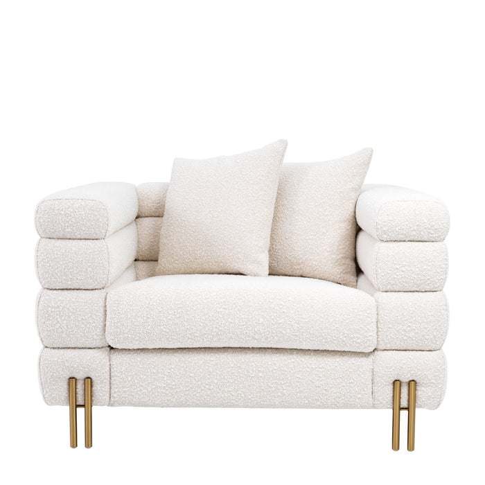 Sillón York Eichholtz en Crema Bouclé