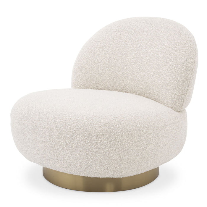 Sillón Eichholtz CLÉMENT en tejido Bouclé crema