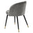 Silla de comedor Eichholtz Chloé, set de 2, en tela gris Clarck