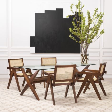Silla de comedor Eichholtz Aristide marrón