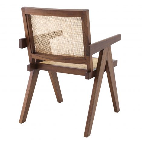 Silla de comedor Eichholtz Aristide marrón