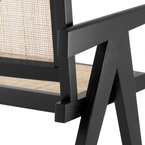 Silla de comedor Eichholtz Aristide marrón