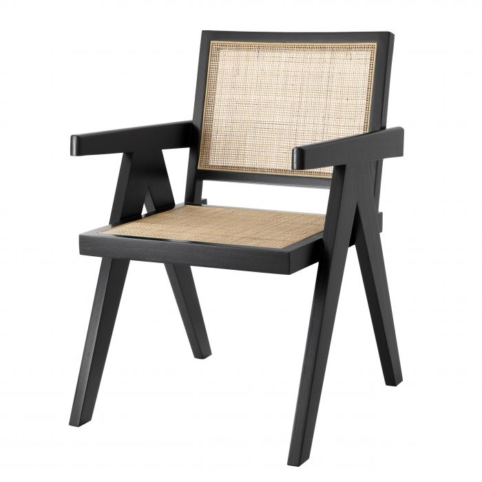 Silla de comedor Eichholtz Aristide marrón